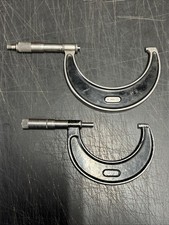 L. S. Starrett Outside Micrometers Vintage No. 226 3”-4” And ?? 1-64 .015625 🟡 picture