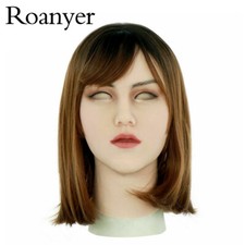 Roanyer Silicone Realistic Female Mask MAY for Crossdresser silicone mask picture