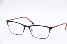 NEW VANNI V3675 C101 BLACK RED AUTHENTIC EYEGLASSES FRAMES 52-16 picture