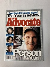 The Advocate Gay Magazine January 2002 Russell Crowe picture