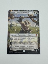 Ajani, Caller of the Pride NM (Borderless) Foundations FDN Magic MTG picture