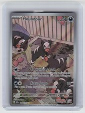 Houndour 204/197 Illustration Rare Obsidian Flames Pokemon Holo Near Mint picture