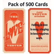 Love Tester Replacement Wisdom Cards - Package of 500 picture