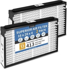 413 Filter Compatible with Aprilaire Whole House Air Purifier 1410 (2-Pack) picture