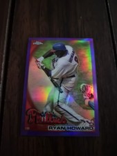 2010 Topps Chrome - Ryan Howard #126 Purple Refractor /599 picture