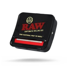 RAW 79mm Metal Automatic Rolling Box – Max Size Cigarette Roller USA picture
