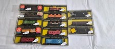 Lot of 90 vintage N scale model train cars new in the boxes picture