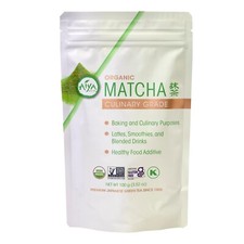 Aiya Certified USDA Organic Culinary Grade Matcha Green Tea Powder NET WT 100 g picture