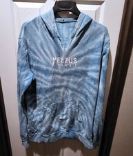 Kanye West Yeezy Yeezus Colortone Tie Dye Men's Hoodie Size L picture