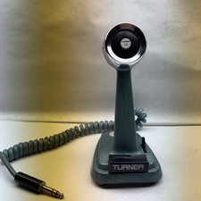 Vintage Turner SSB +2 Transistorized Desk Microphone CB Ham Radio Teal Untested picture