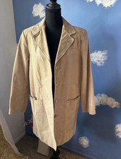 Adler Collection Women’s Leather Button Front Coat, Snake Embossed, Medium  picture