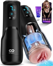 Automatic-Sucking-Male-Masturbator-Cup Stroker for Man Handsfree Use Lubricants picture