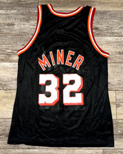 100% Authentic Harold Miner Vintage Champion Heat Jersey Mens Size Medium M picture