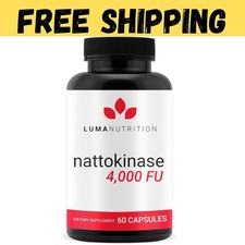 Luma Nutrition Nattokinase Supplement 4000 FU, Heart Health Support, 60 Capsules picture