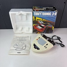Vintage Tomy Tomytronic 3D Thundering Turbo Handheld Game 100% Complete Boxed picture