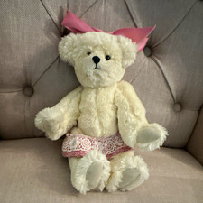 Vintage Janet Reeves Hug-A-Bear Artist Teddy Bear with Skirt and Bow picture