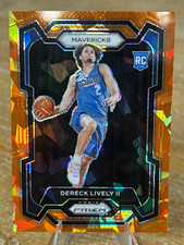 2023-24 Panini Prizm Dereck Lively II Orange Ice Prizm RC #163 Rookie Mavericks picture