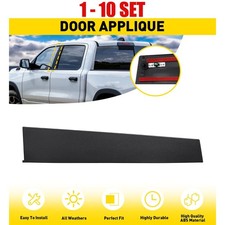 1-10x Front B Pillar Door Molding Matte Black Driver Side for 2019-2026 RAM 1500 picture
