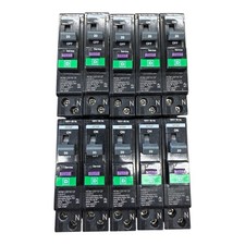 10 PCS Square D HOM120PAFGF 20A 1 Pole Plug-On Neutral Dual Function Breaker picture