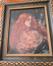 Vintage Pair After Jean-Jacques Henner Framed Prints picture