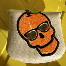 SWAG Golf Putter Headcover White Augusta Peach *NOOB* picture