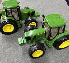2 EACH JOHN DEERE 7330 ERTL  1:16 SCALE USED, WORKING SOUNDS, NO BOXES picture