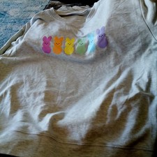 women s oversized bunny sweatshirt large picture