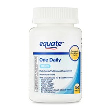 Equate One Daily Men's Multivitamin/Multimineral Supplement Tablets, 100 Count, picture