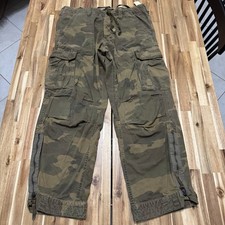Vintage Abercrombie & Fitch Paratrooper Pants Mens XL Camo Cargo NWT AFP-1892-01 picture