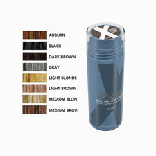 XFusion Keratin Black Dark Brown Medium Brown  Hair Fiber Fiber 28g  Fast Shippi picture