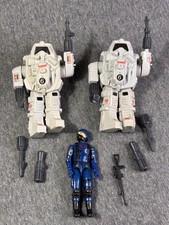 1983 GI JOE COBRA S.N.A.K.E. BATTLE ARMOR X2 Complete w/ box & '83 Cobra Trooper picture