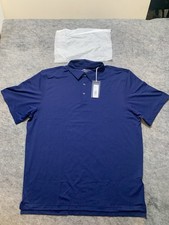 NWT Vineyard Vines On The Go Sankaty Polo Shirt Mens Blue Depth Golf Choose Sz picture