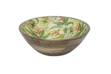 Elegant Hand Carved Enameled Bowl Style# 8007 picture