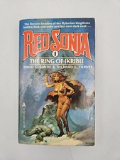 RED SONJA #1 THE RING OF IKRIBU Ace 1981 PC Boris Vallejo art Hyborian Fantasy picture