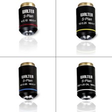 Vision Scientific 4X, 10X, 40X, 100X Semi-Plan Achromatic DIN Objective Lens Bun picture