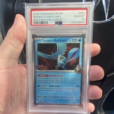 Pokemon PSA 10 Team Rocket's Articuno 051/182 Deck Exclusives Regular EN 2025 picture