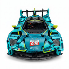 MOC Valkyrie Le Mans 1:8 Hypercar Building Set Engine Linkage Racing Slicks picture