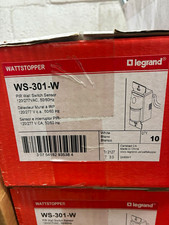 Legrand Wattstopper WS-301-W PIR Wall Switch Sensor 120/277VAC White box QTY 10 picture