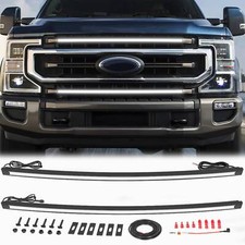 For 2017-2022 Ford Super Duty F-250 LED Front Grille Lights DRL Bumper Lights picture