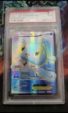 2016 Pokemon XY Breakpoint Manaphy EX Full Art #116 PSA 9 MINT (RARE Low Pop) picture