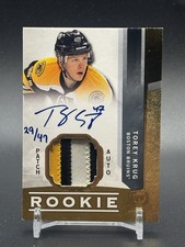 2013-14 Upper Deck The Cup Torey Krug Gold Rookie Patch Auto RPA /47 3 Color picture