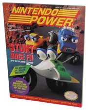 Nintendo Power Vol. 63 Magazine Book w/ Poster & Cards - (Stunt Race FX Cover) picture