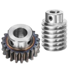 Worm Gear Set 1.5 Module 20:1 Reduction Rate Gear-12mm ID 33mm OD Rod 10mm Bore picture