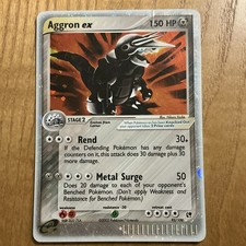 Pokémon Card TCG Aggron EX Sandstorm Holo Rare Card 95/100 MP Rare holo picture