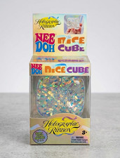 *NEW NEEDOH RARE* HOLOGRAPHIC RIBBON EDITION (Box Sealed) Nice Cube Squishy Toy picture