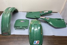 1985 84-87 KAWASAKI KDX80 KDX 80 OEM COMPLETE PLASTIC FAIRING SET picture