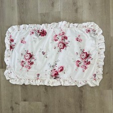 Simply Shabby Chic Rachel Ashwell Pink Ruffled Floral King Pillow Sham picture