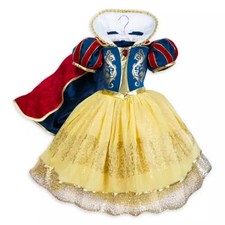 Disney Store Deluxe Snow White Designer Dress Costume Girls Halloween Sz 3 NEW picture