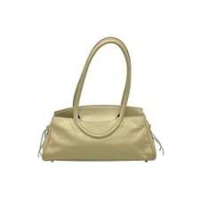 Staud Maude Beige Leather Shoulder Bag picture