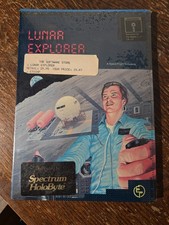 Vintage Luna Explorer Apple II IIe Apple IIc Computer Game picture